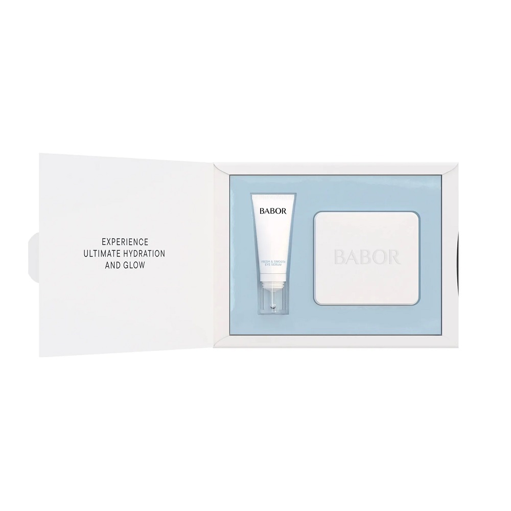 Instant Fresh & Smooth Eye Serum + Patches Zestaw Serum Pod Oczy + Silikonowe Płatki Wielokrotnego Użytku 2szt