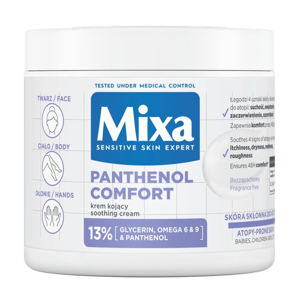 Panthenol Comfort+ Kojący Krem Ochronny Do Twarzy Dłoni I Ciała