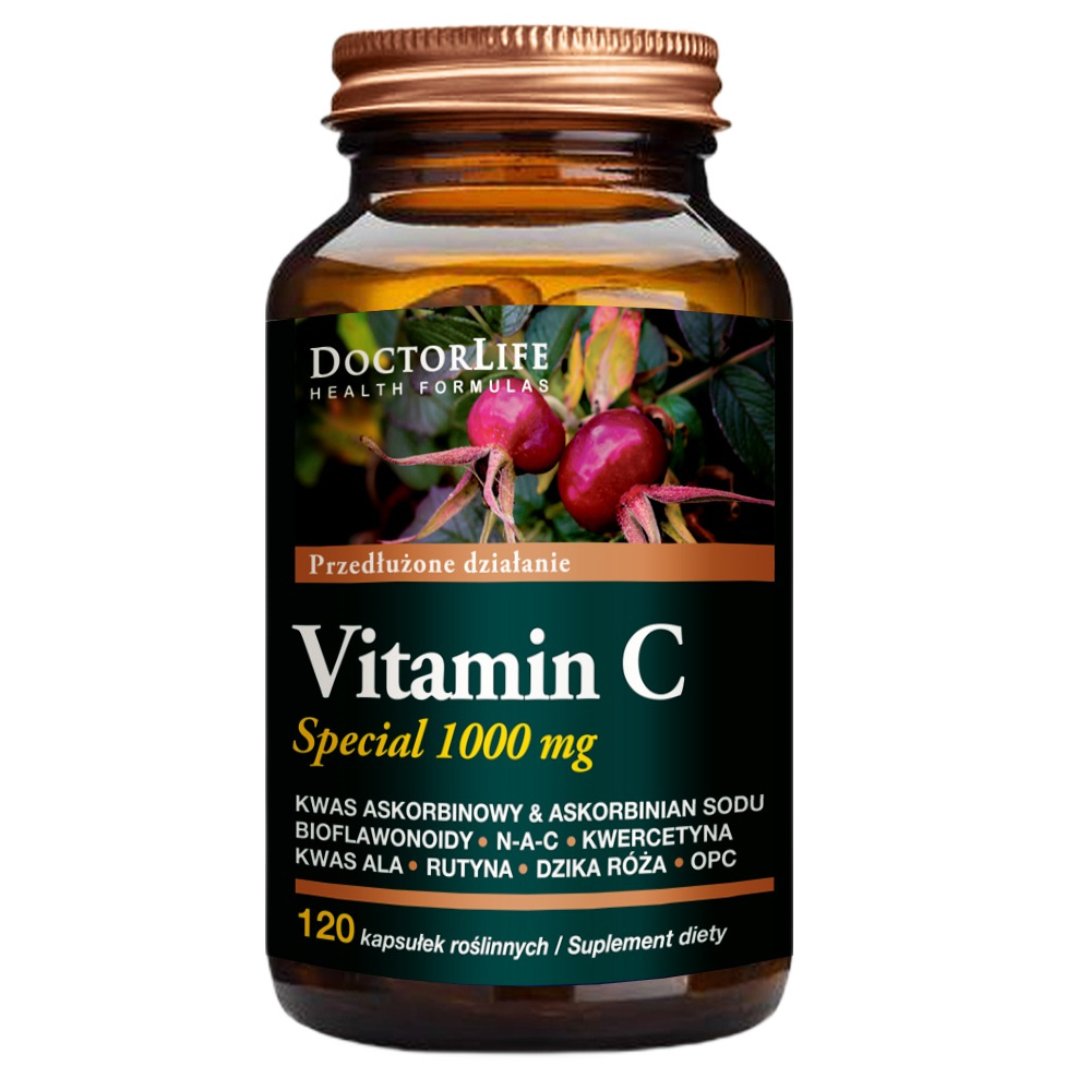 Vitamin C Special O Przedłużonym Działaniu Suplement Diety 120 Kapsułek