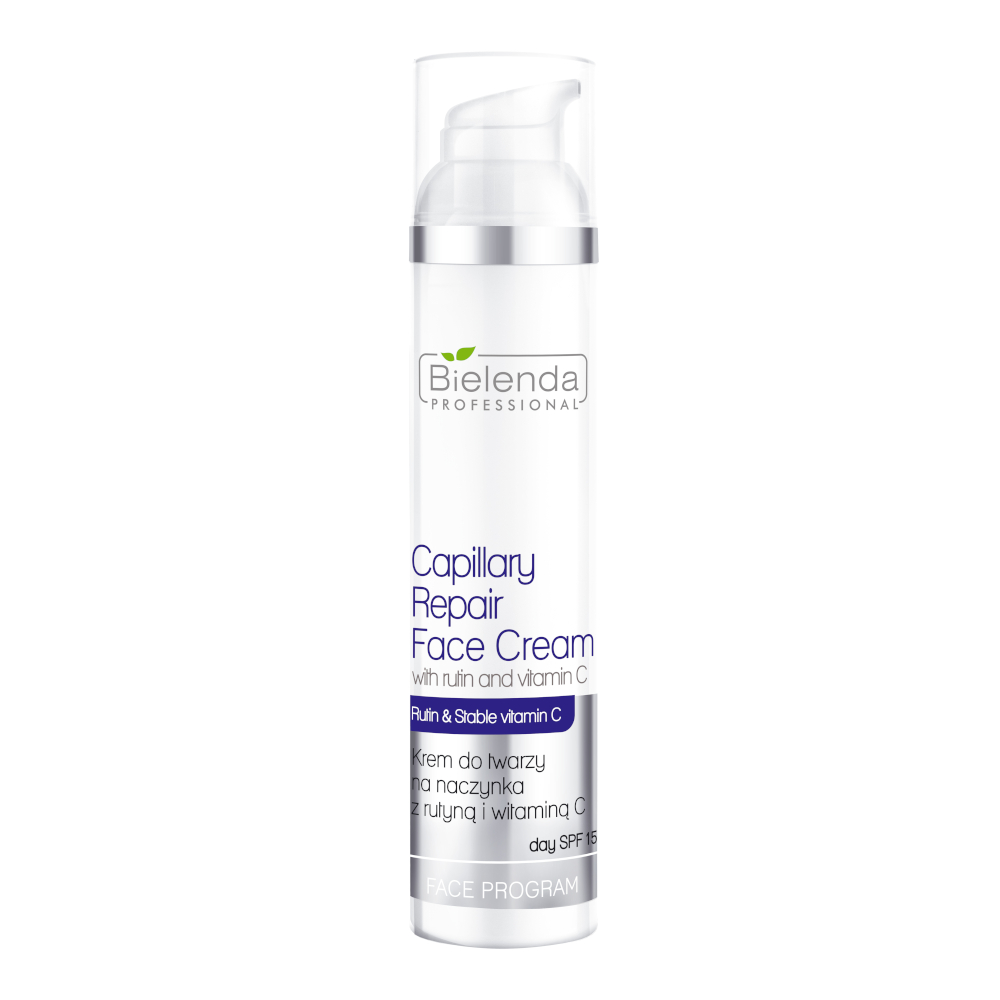Capillary Repair Face Cream Krem Do Twarzy Na Naczynka Z Rutyną I Witaminą C SPF15