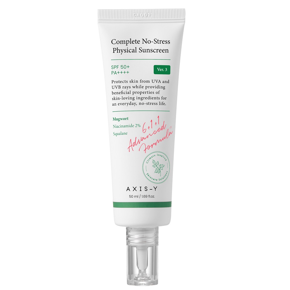 Complete No-Stress Physical Sunscreen V.3 SPF50+/PA++++ Krem Do Twarzy Z Filtrami Fizycznymi