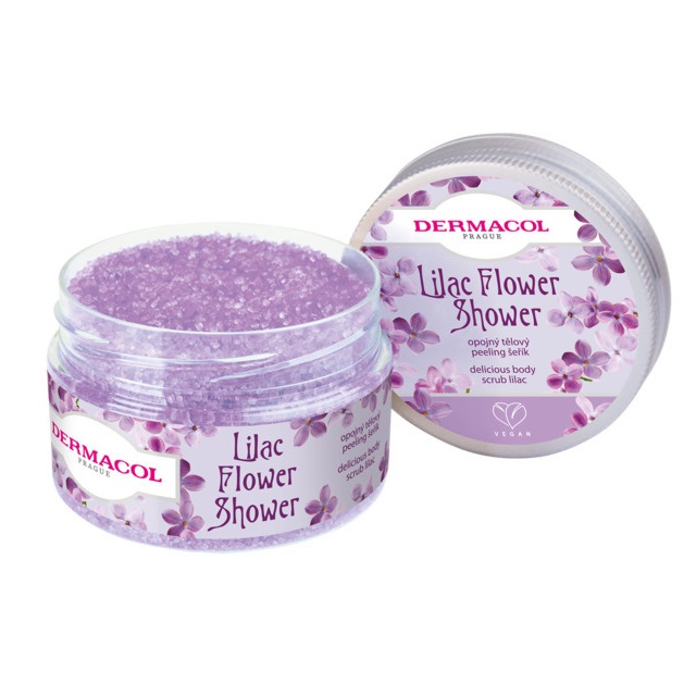 Flower Shower Body Peeling Peeling Do Ciała Lilac