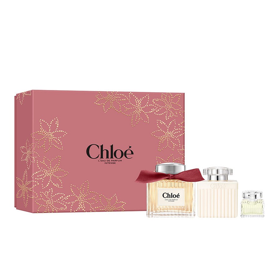 L'Eau De Intense Zestaw Woda Perfumowana Spray + Balsam Do Ciała + Miniatura Wody Perfumowanej Spray