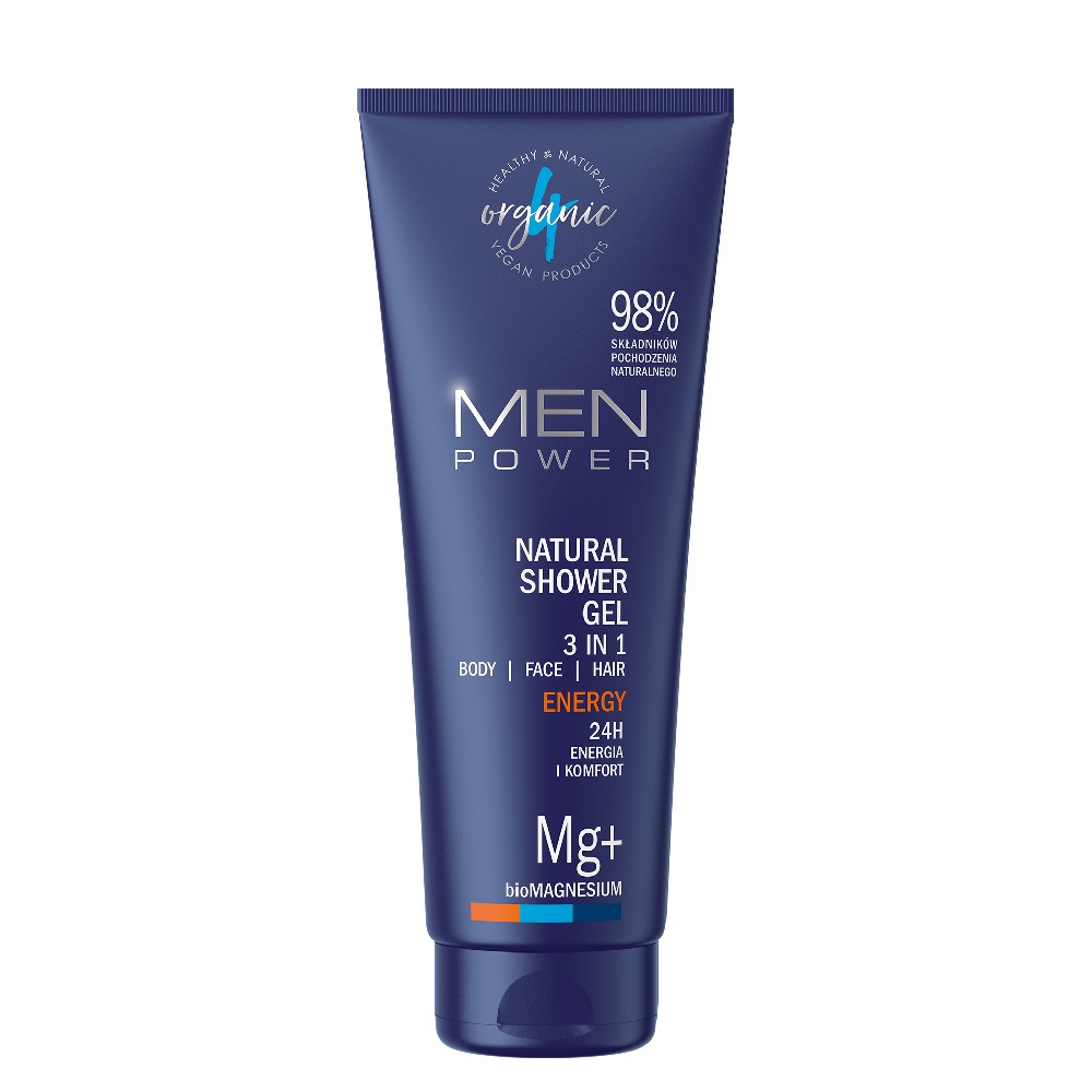 Men Power Naturalny żEl Pod Prysznic 3w1 Energy 2