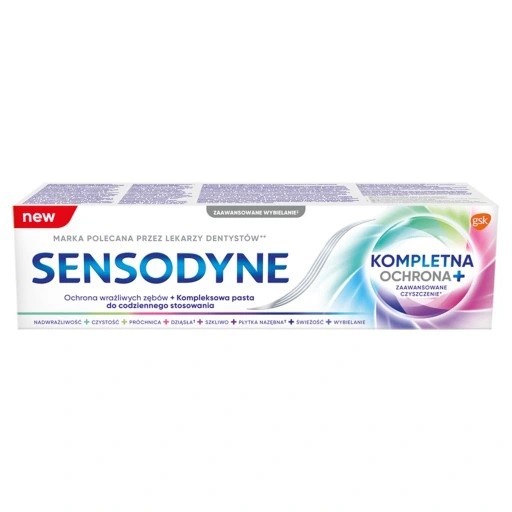 Kompletna Ochrona+ Pasta Do Zębów Z Fluorkiem