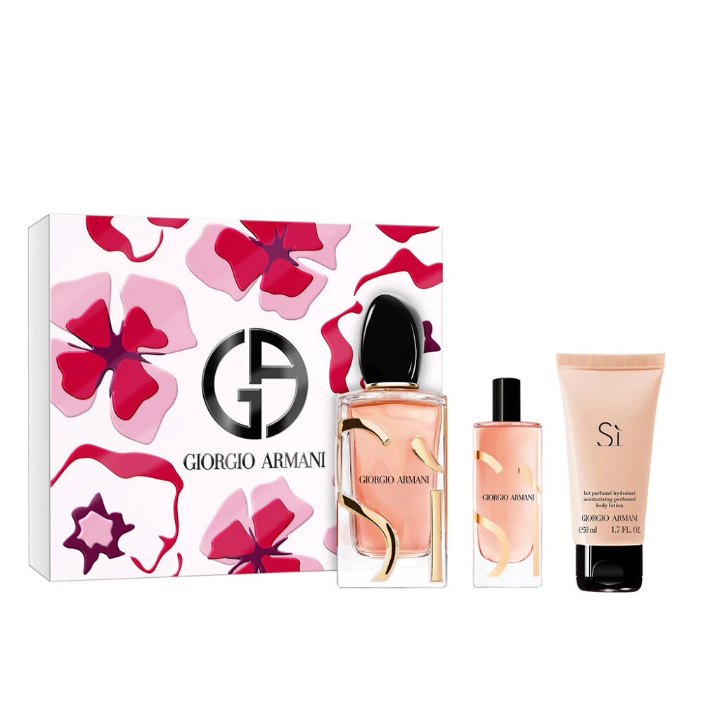 Si Intense Zestaw Woda Perfumowana Spray + Balsam Do Ciała + Woda Perfumowana Spray
