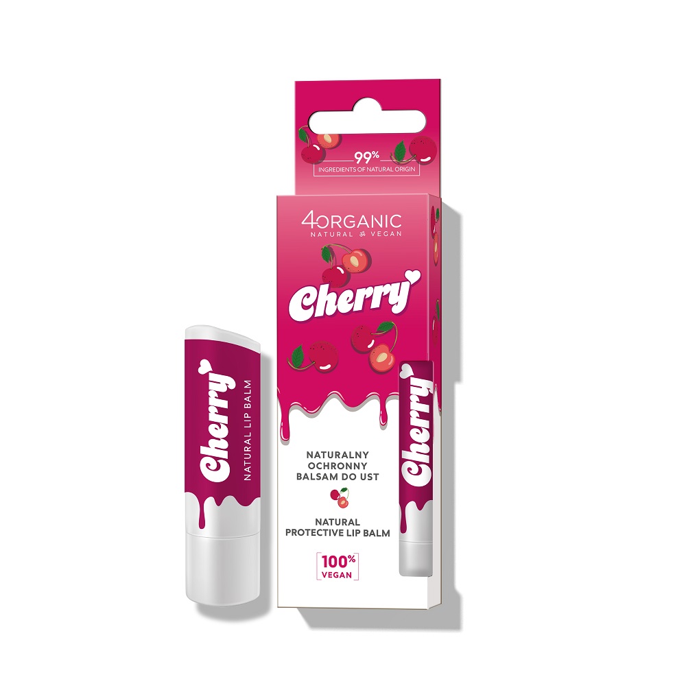 Naturalny Ochronny Balsam Do Ust Cherry