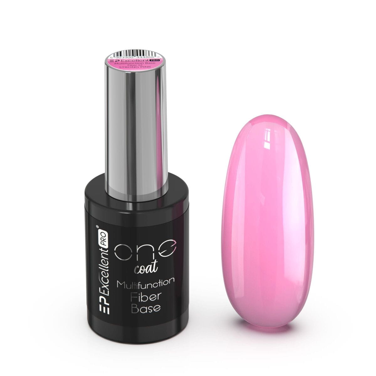 One Coat Multifunction Fiber Base Baza Hybrydowa Z Włóknami Strong Pink