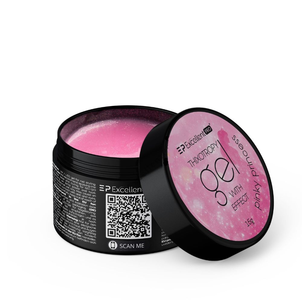 Thixotropy Gel With Effect żEl Budujący Pinky Princess