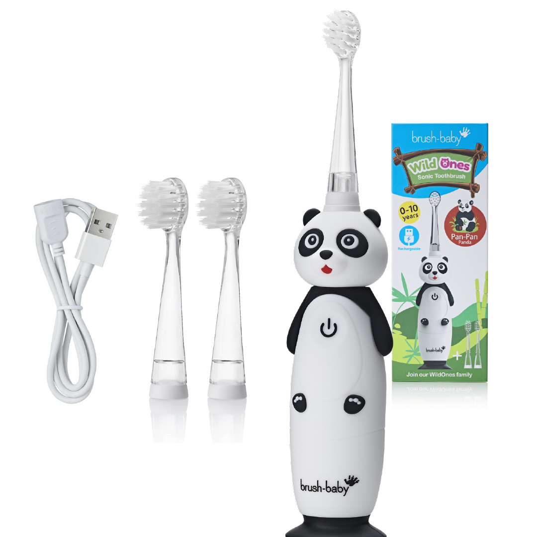 WildOnes Szczoteczka Soniczna Dla Dzieci 0- Panda 2