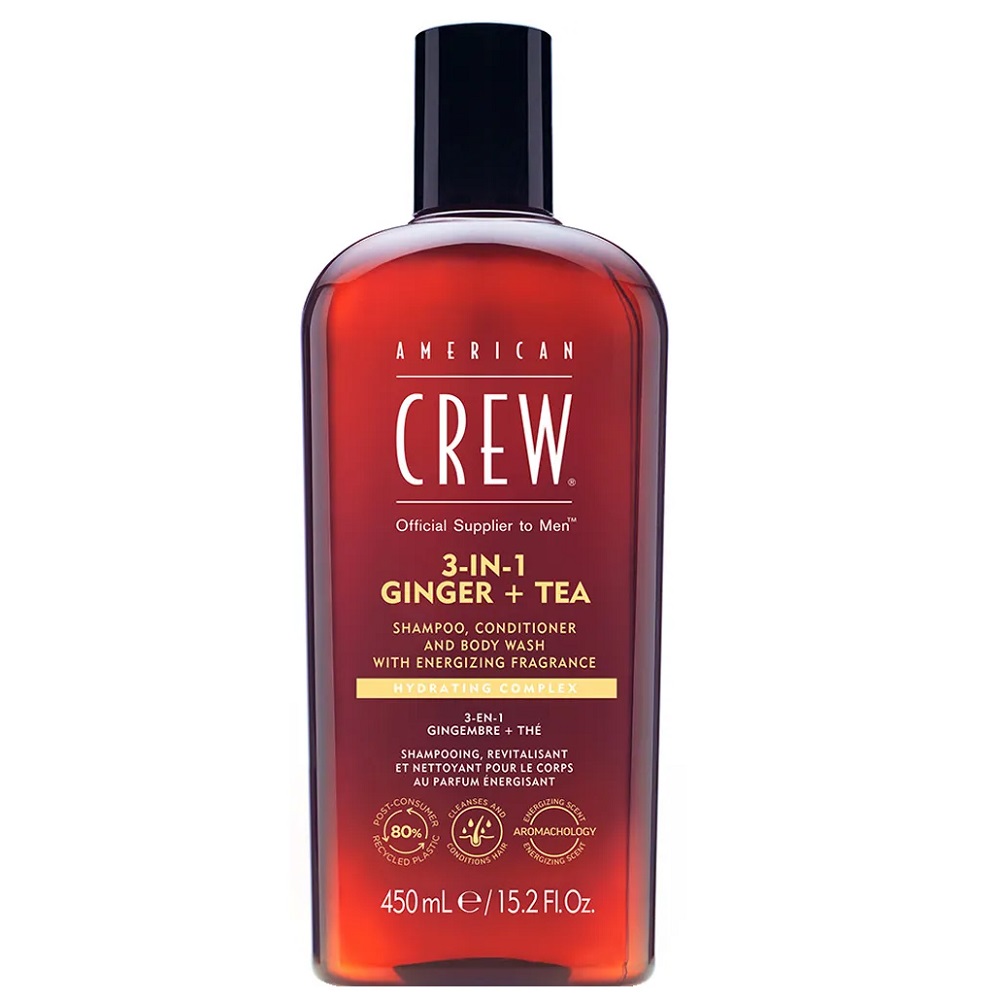 3-In-1 Ginger + Tea Szampon Odżywka I żEl Do Mycia Ciała