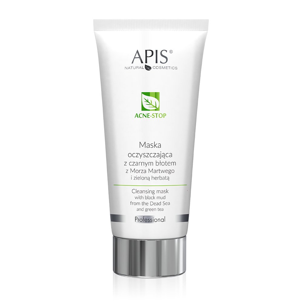 Acne-Stop Maska Oczyszczająca Z Czarnym Błotem Z Morza Martwego I Zieloną Herbatą 200ml