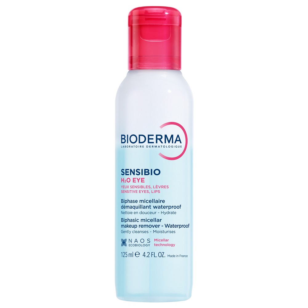 Sensibio H2O Eye Dwufazowa Woda Micelarna Do Demakijażu Oczu I Ust